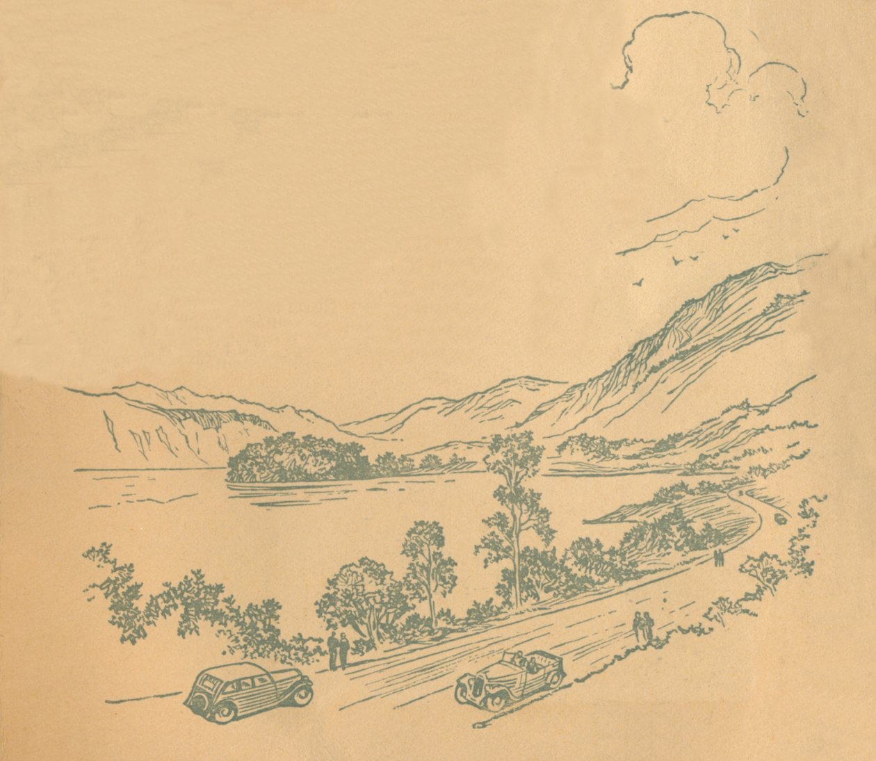Loch Lomond, 1936 tekijältä Unbekannt