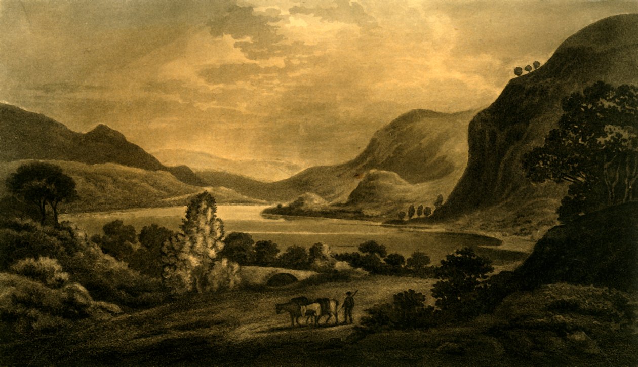 Loch Lubnaig, länsipää, 1802. tekijältä Unbekannt