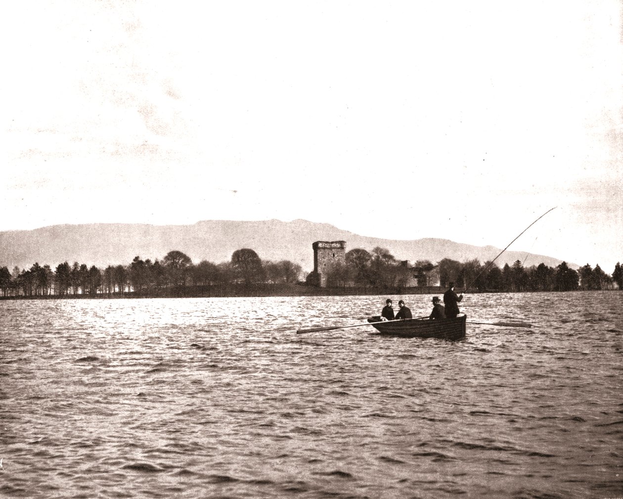 Lochlevenin linna, Kinross, Skotlanti, 1894. tekijältä Unbekannt