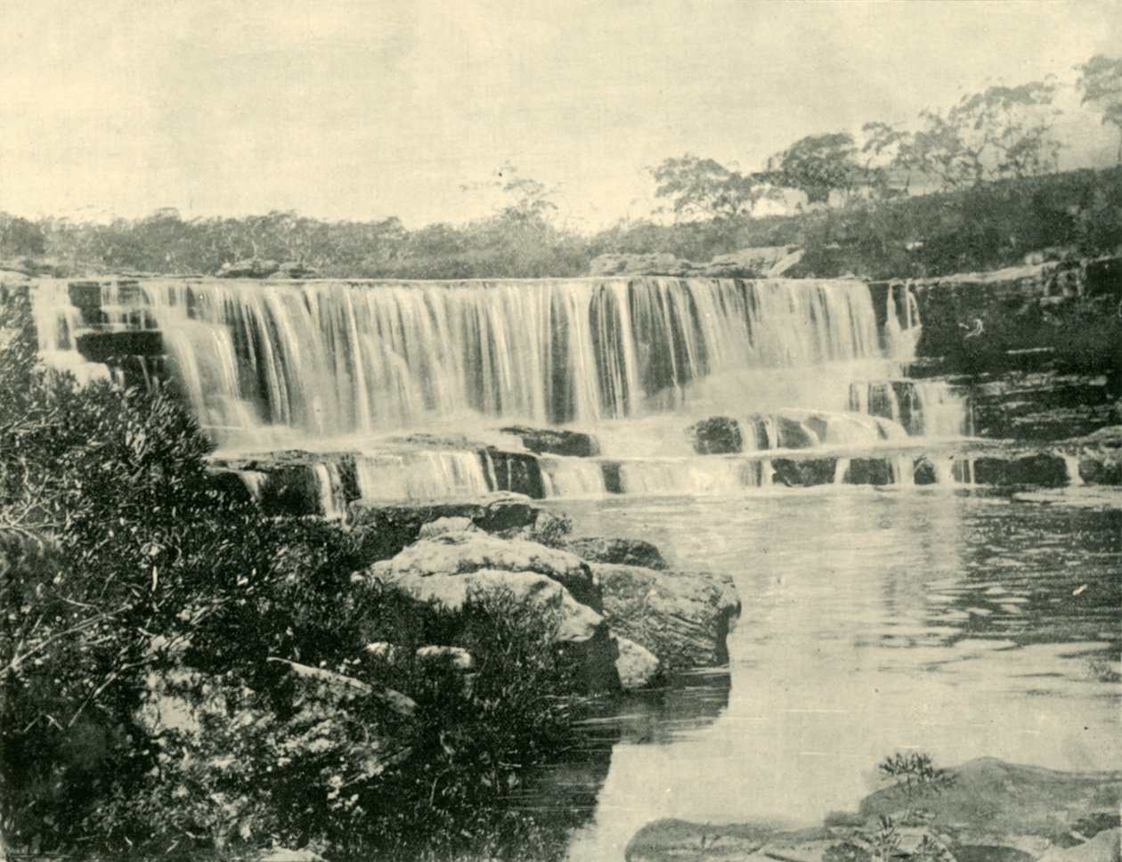 Loddon Falls, Uusi Etelä-Wales, 1901. tekijältä Unbekannt