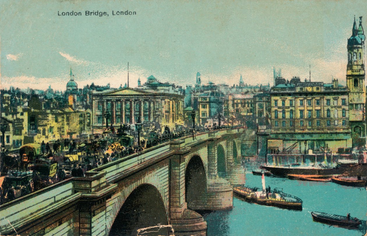 London Bridge, Lontoo, 1910, 1900-1930 tekijältä Unbekannt