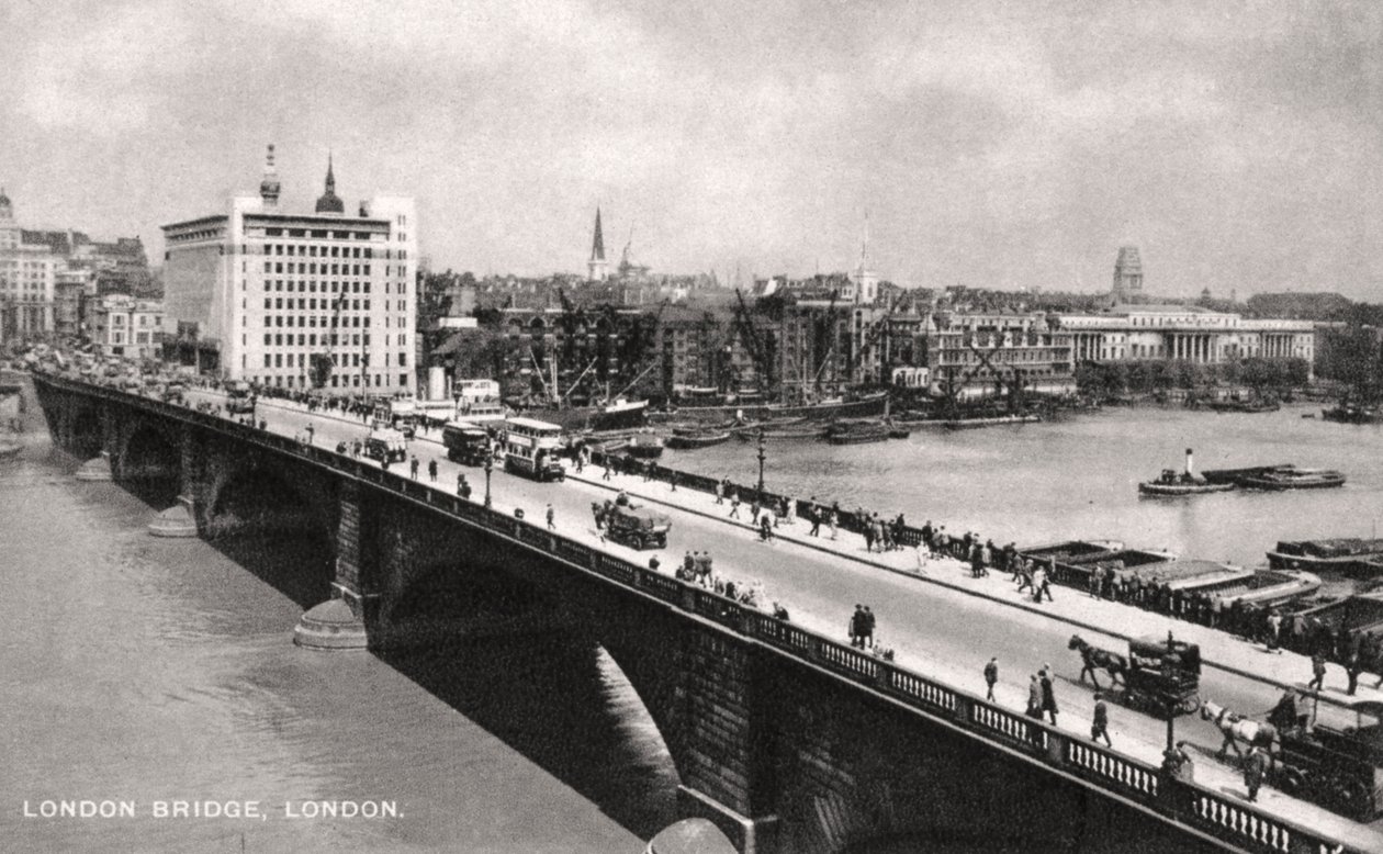 London Bridge, Lontoo, 1900-luvun alku tekijältä Unbekannt