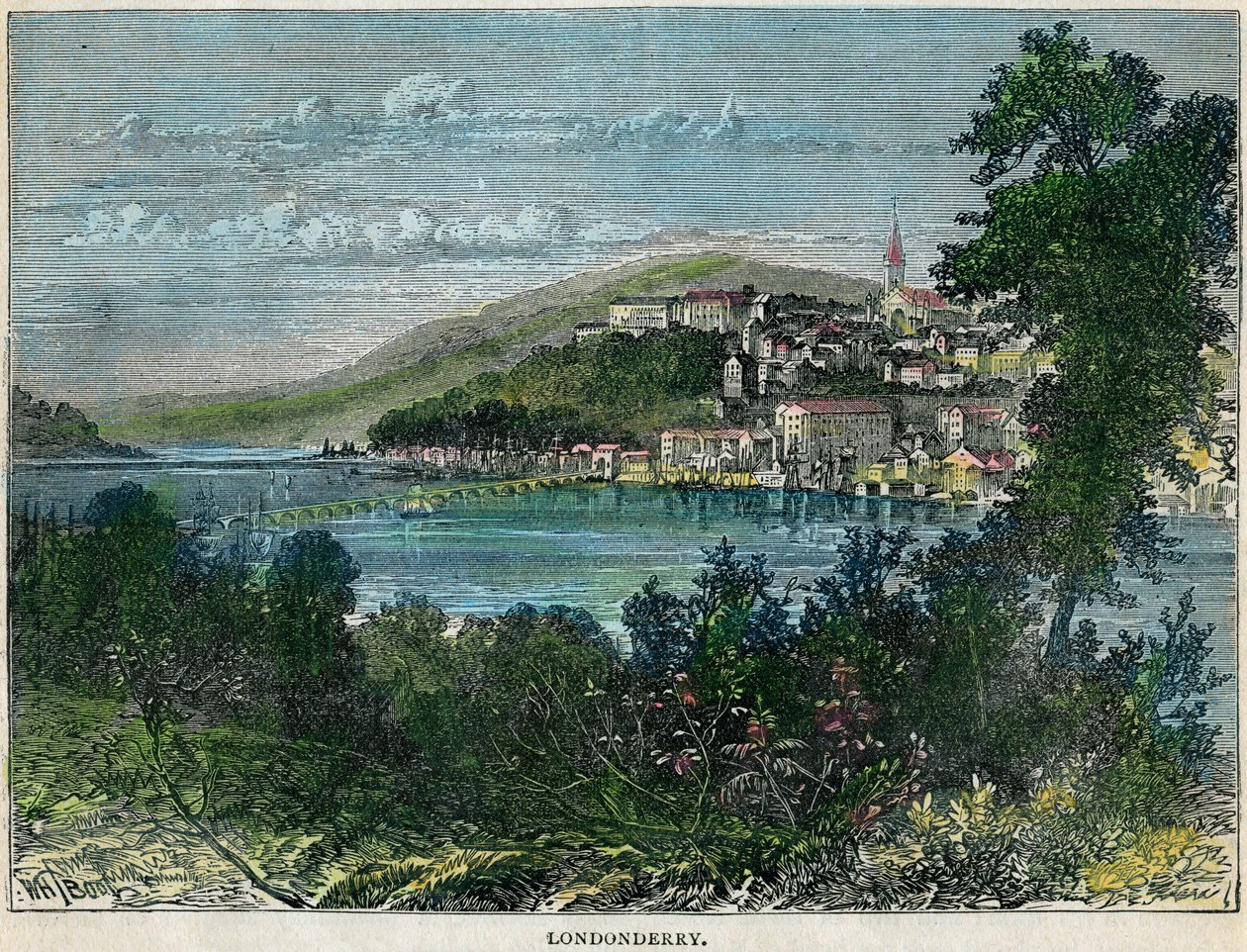 Londonderry, Ulster, Irlanti, 1880 tekijältä Unbekannt
