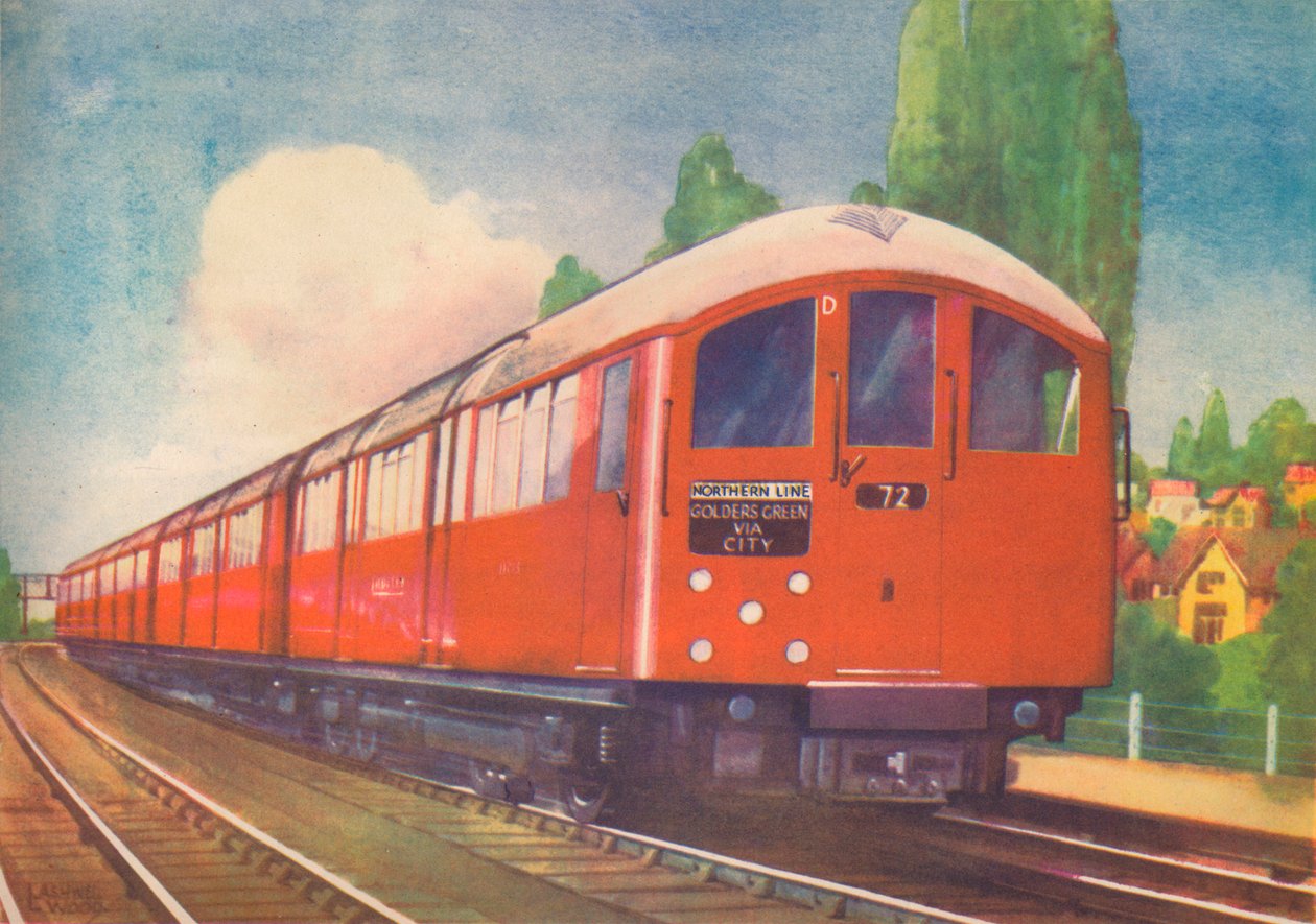 Londons New Streamlined Underground Train, Northern Line, 1940 tekijältä Unbekannt