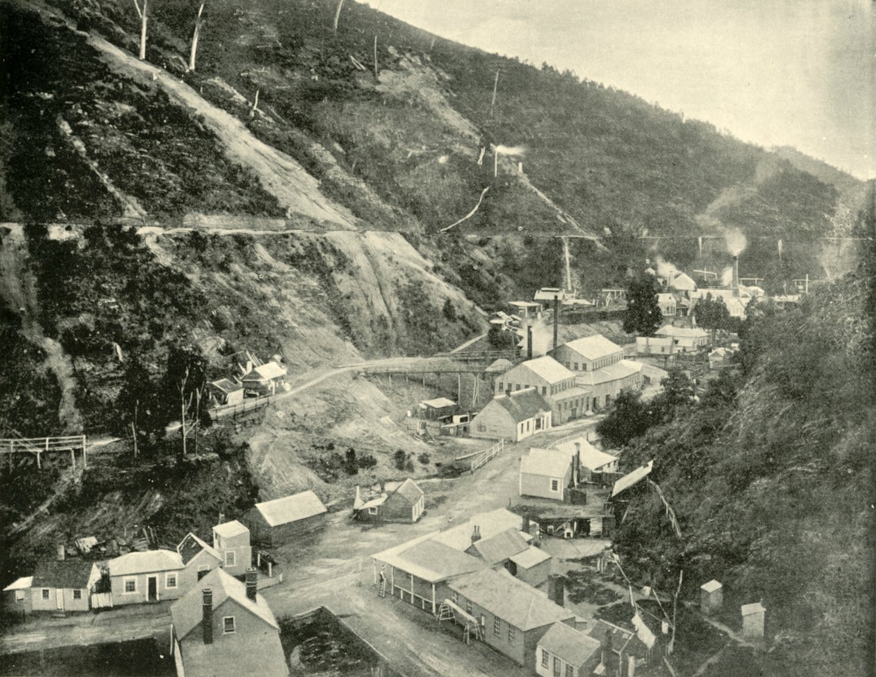 Long Tunnel Gold Mine, Walhalla, 1901. tekijältä Unbekannt