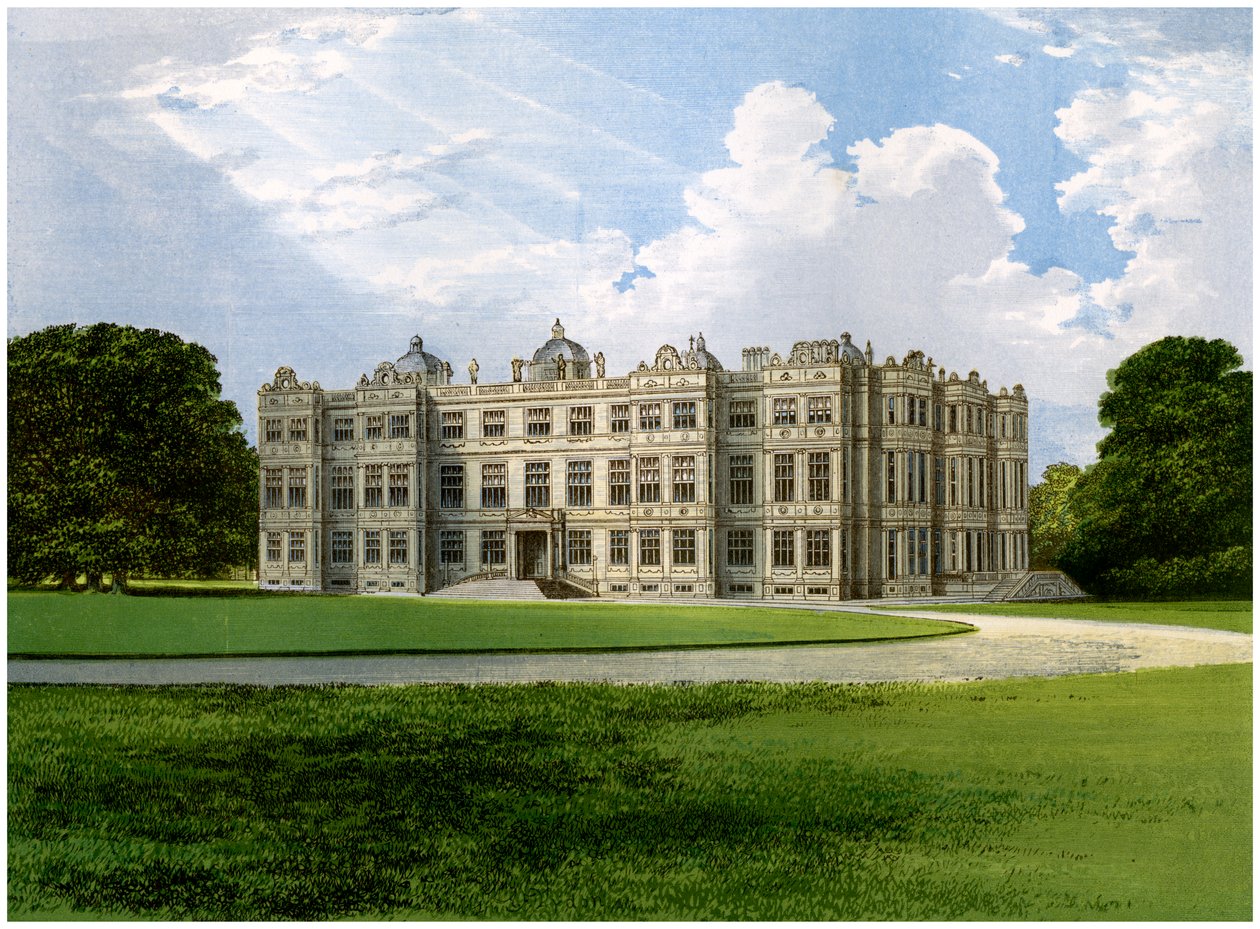 Longleat, Marquess of Bathin koti Wiltshiressä, vuodelta 1880 tekijältä Unbekannt