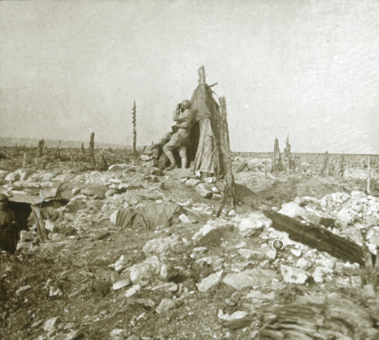 Näköalapaikka, Fort Vaux, Pohjois-Ranska, c1914-c1918 tekijältä Unbekannt
