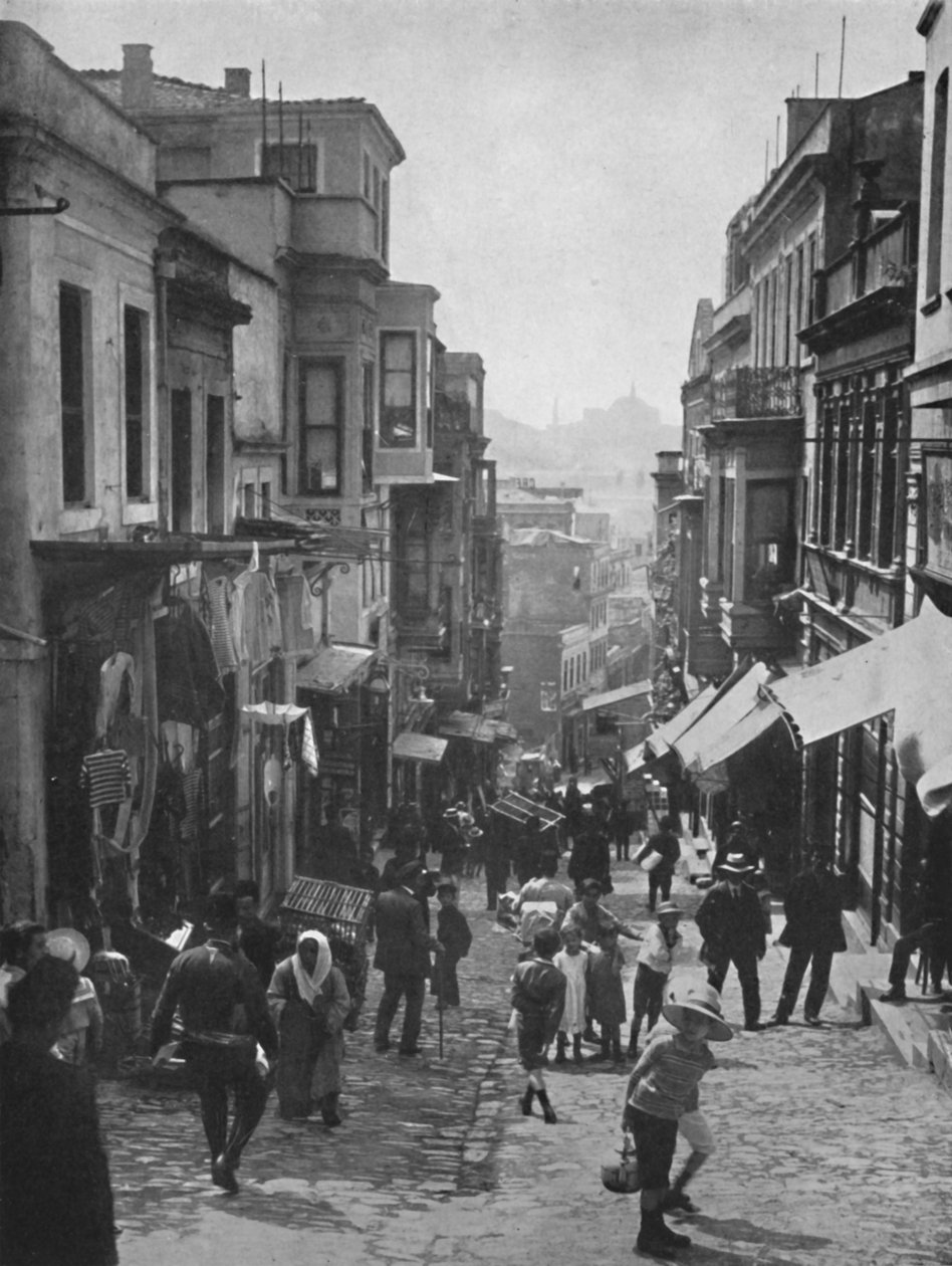 Katse alas Step Streetille, Konstantinopoli, 1913 tekijältä Unbekannt