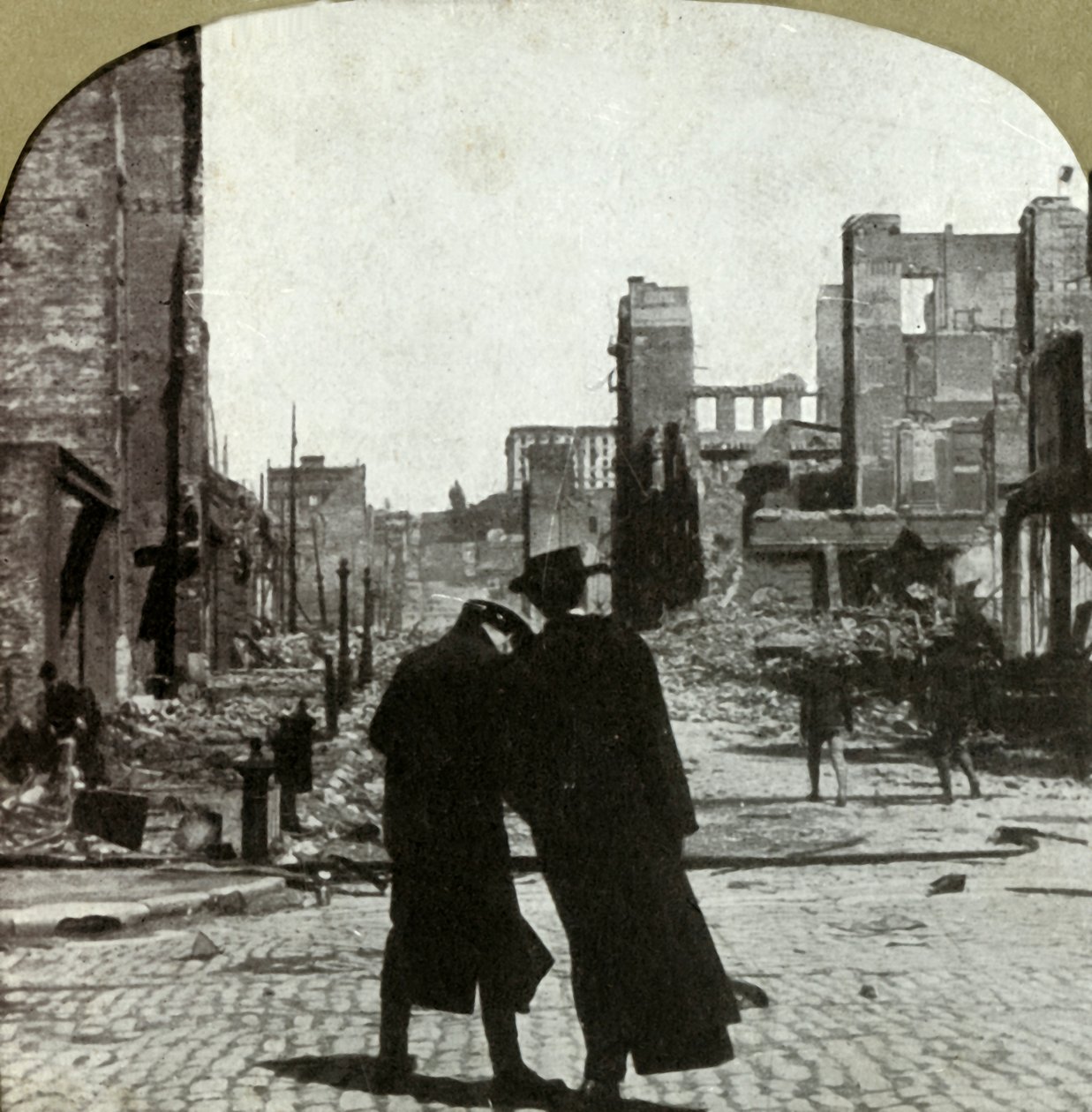 Katse koilliseen Sutter and Jones Sts.:n kulmasta, 1906. tekijältä Unbekannt