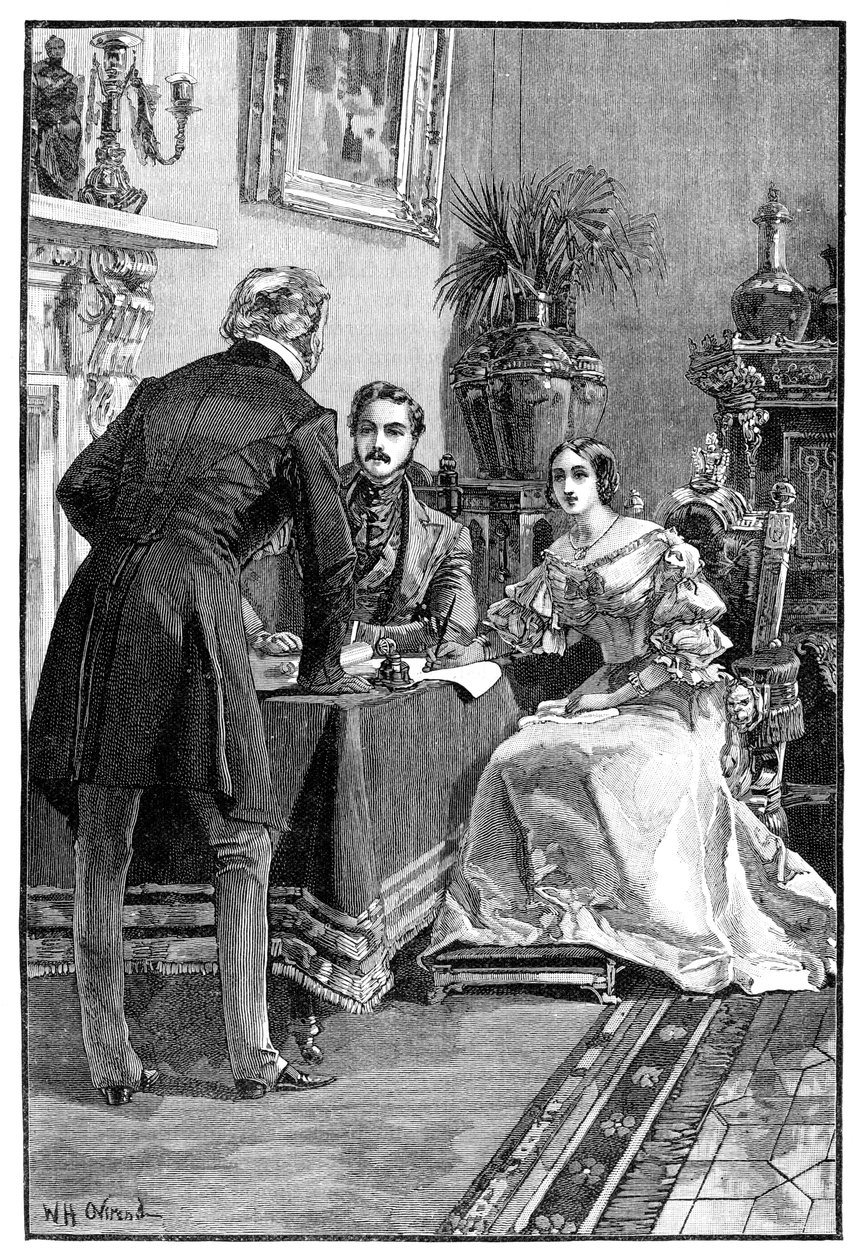 Lord Campbellsin kuningattaren yleisö, 1900 tekijältä Unbekannt