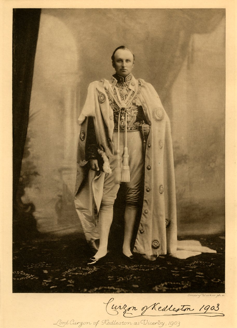 Lord Curzon of Kedleston varakuninkaana, 1903, 1925. tekijältä Unbekannt