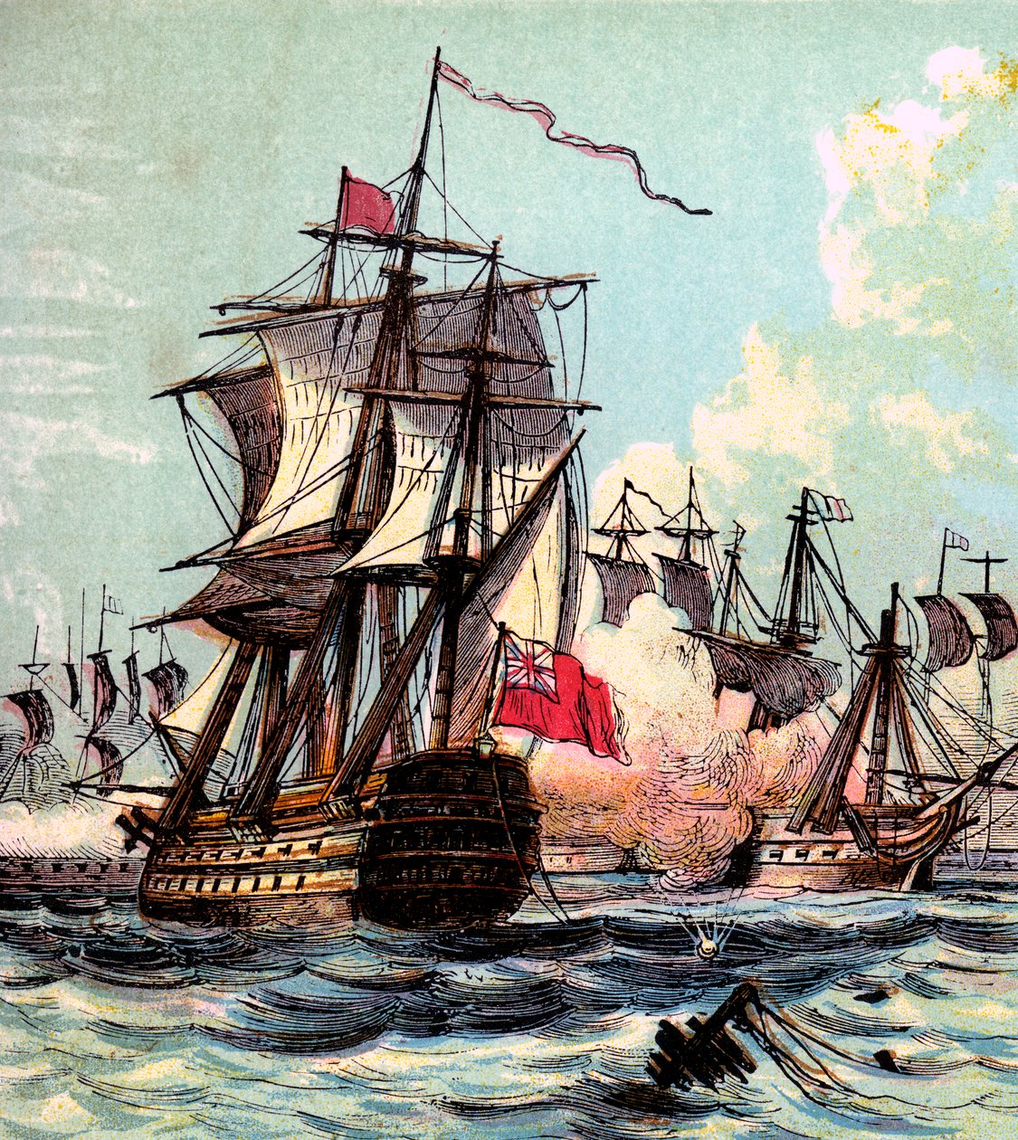 Lord Howes Victory, 1794–1850-luku tekijältä Unbekannt