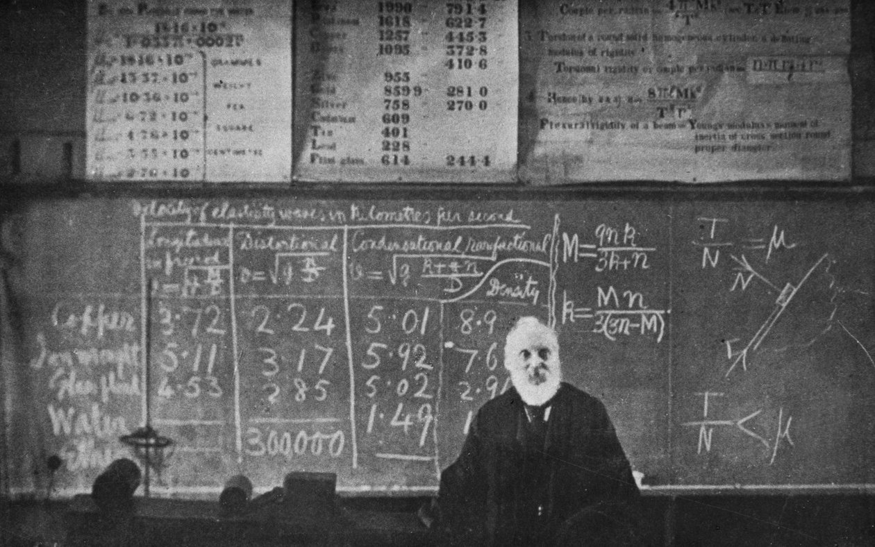 Lord Kelvin, skotlantilainen matemaatikko ja fyysikko, 1899 tekijältä Unbekannt