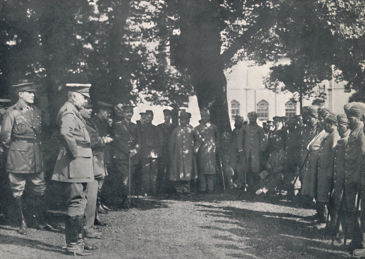 Lord Kitchener puhui intialaisille potilaille, 20. heinäkuuta 1915, 1939 tekijältä Unbekannt