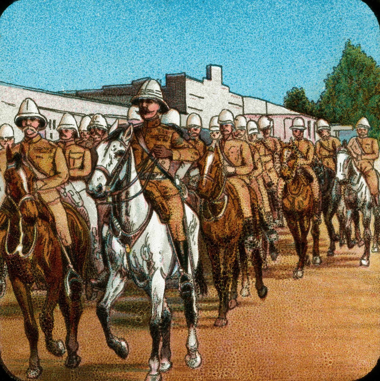 Lordi Roberts saapuu Pretoriaan, buurisota, Etelä-Afrikka, 1900 1925 tekijältä Unbekannt
