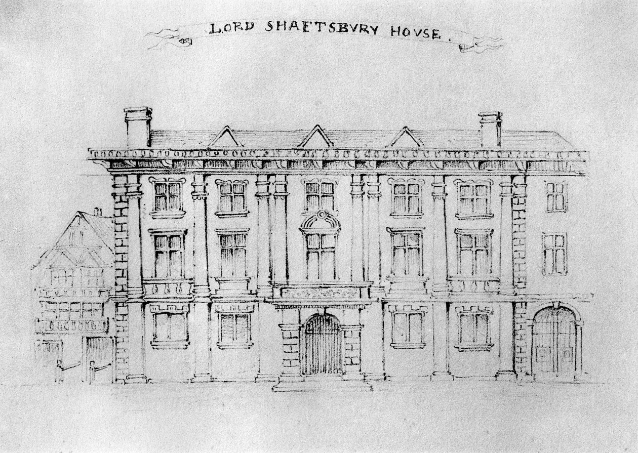 Lord Shaftbury House, Aldersgate Street, 1908 tekijältä Unbekannt