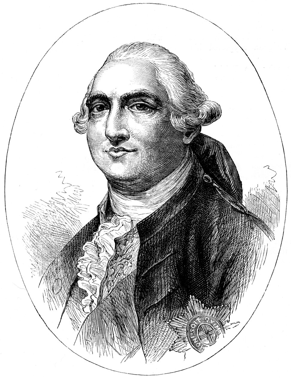 Lord Shelburne, 1700-luvun brittiläinen Whig-valtiomies, vuodelta 1880 tekijältä Unbekannt