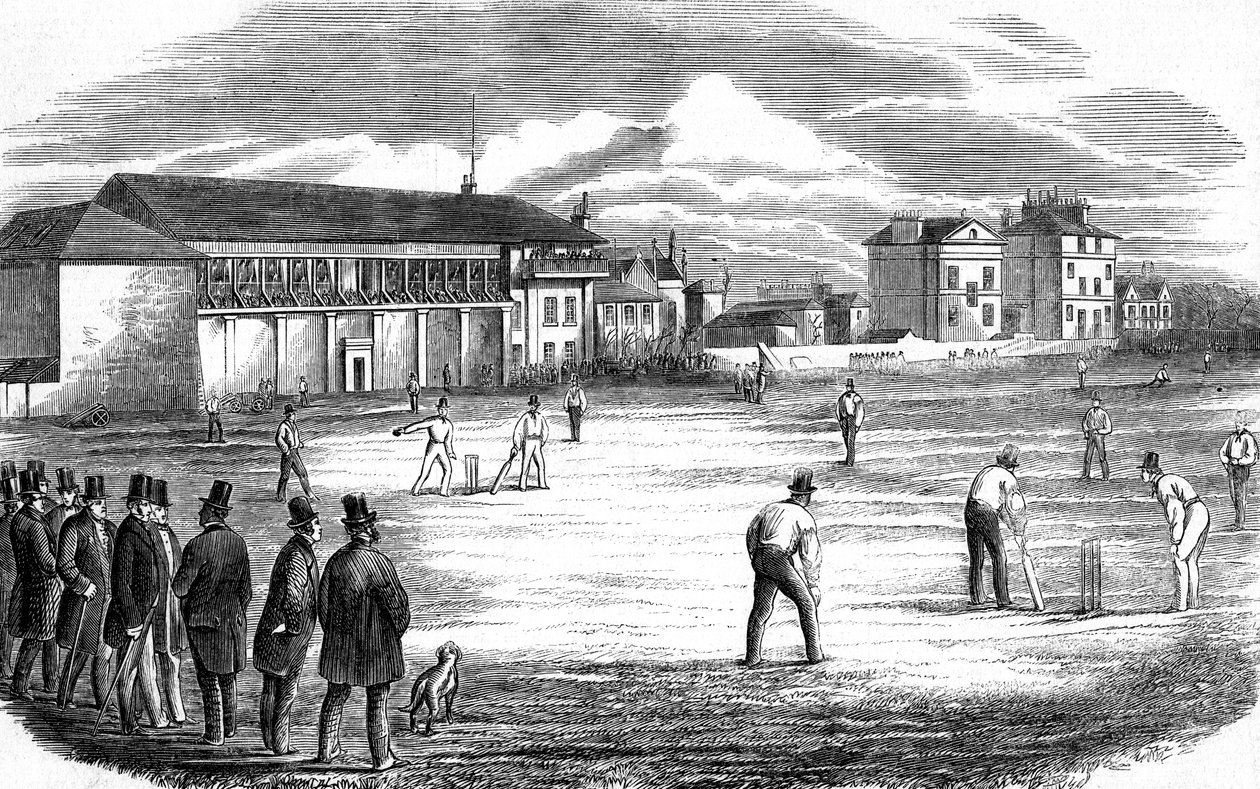 Lords Cricket Ground, Lontoo, 1858 tekijältä Unbekannt