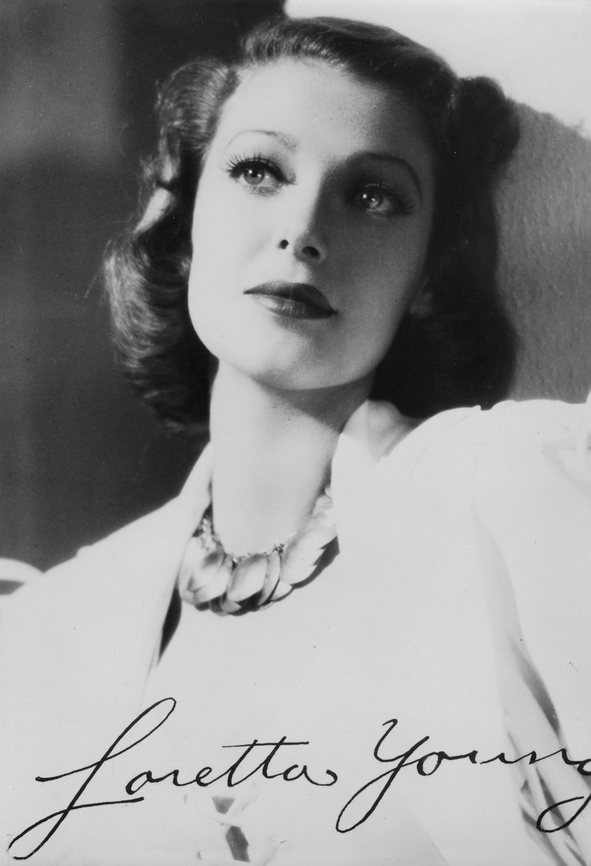 Loretta Young 1913-2000, yhdysvaltalainen näyttelijä, 1930-luku tekijältä Unbekannt