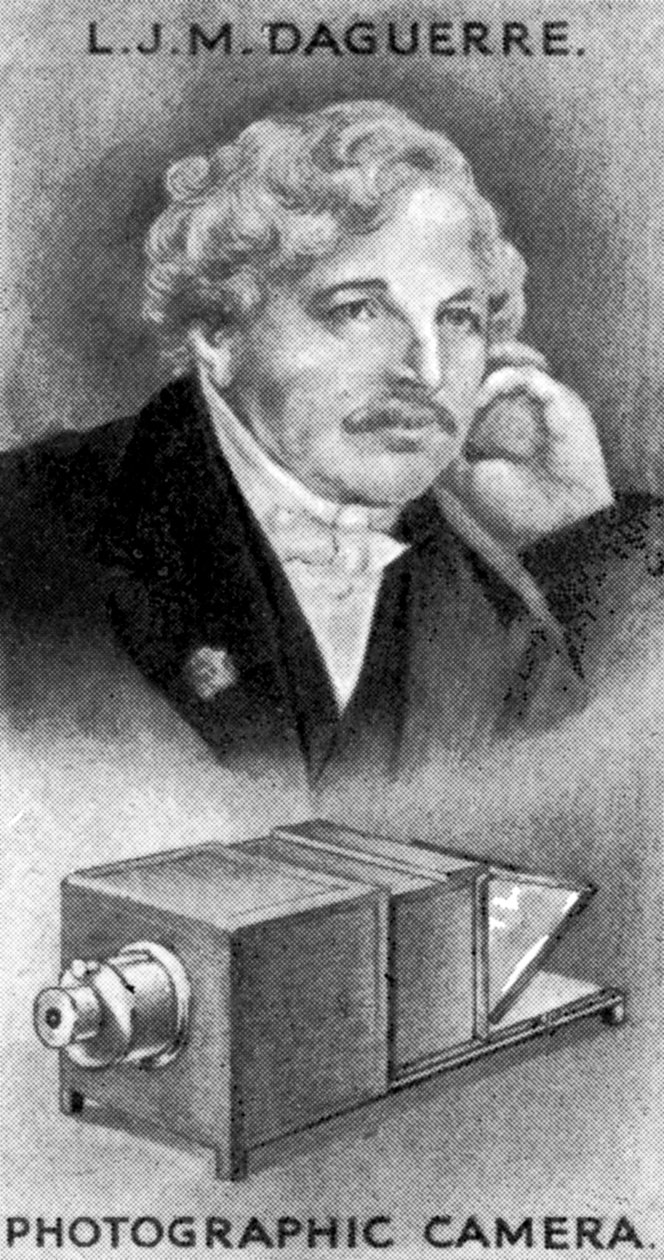 Louis-Jacques-Mande Daguerre, ranskalainen taiteilija ja kemisti, 1924 tekijältä Unbekannt