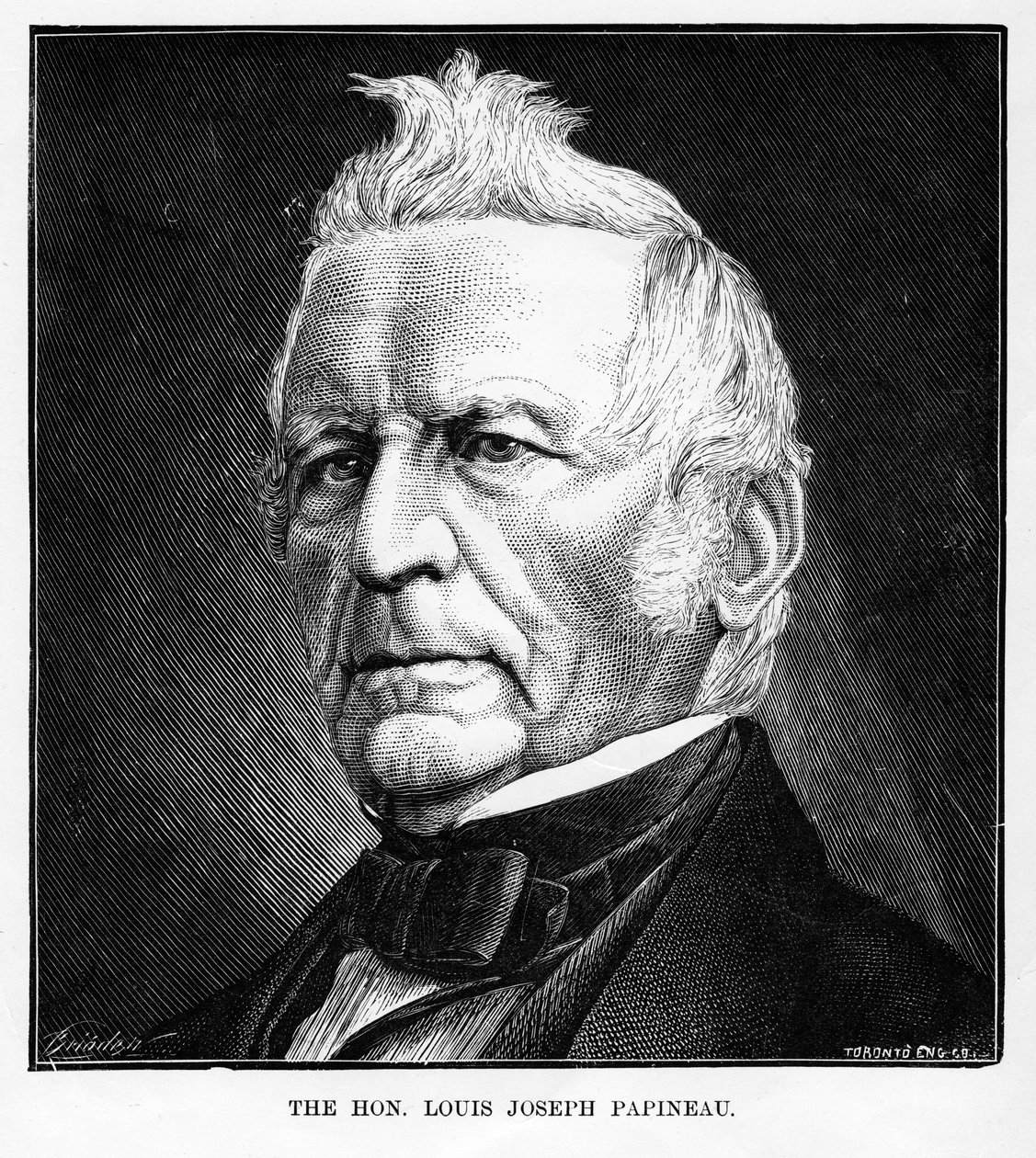Louis-Joseph Papineau, 1786-1871, kanadalainen poliitikko ja lakimies, 1800-luku tekijältä Unbekannt