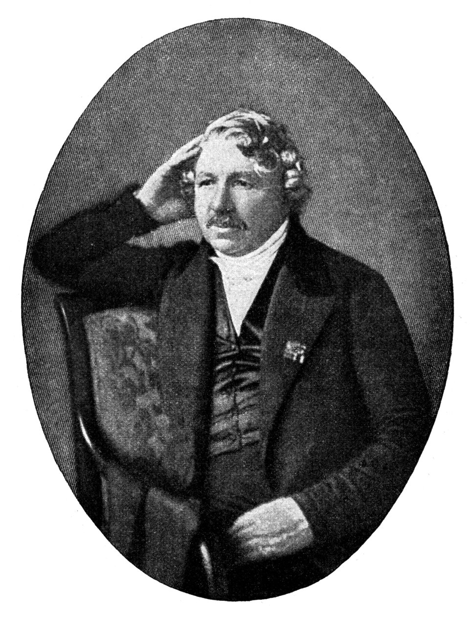 Louis Daguerre 1787-1851, ranskalainen valokuvaaja, 1900 tekijältä Unbekannt