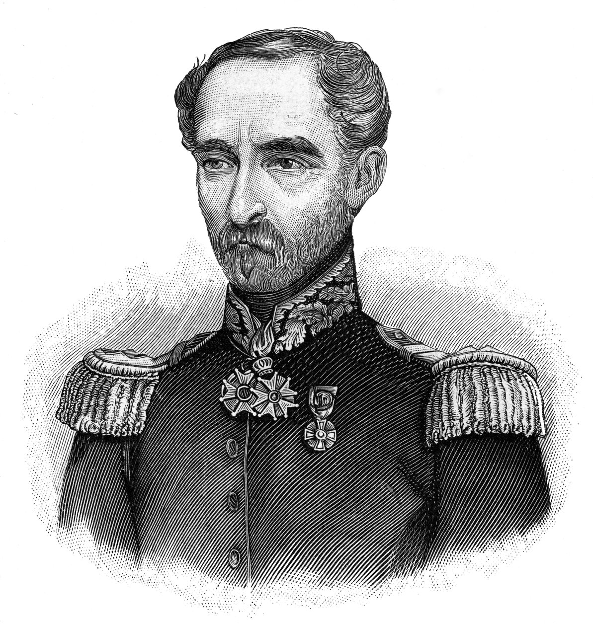 Louis Eugene Cavaignac 1802-1857, ranskalainen kenraali, 1900 tekijältä Unbekannt