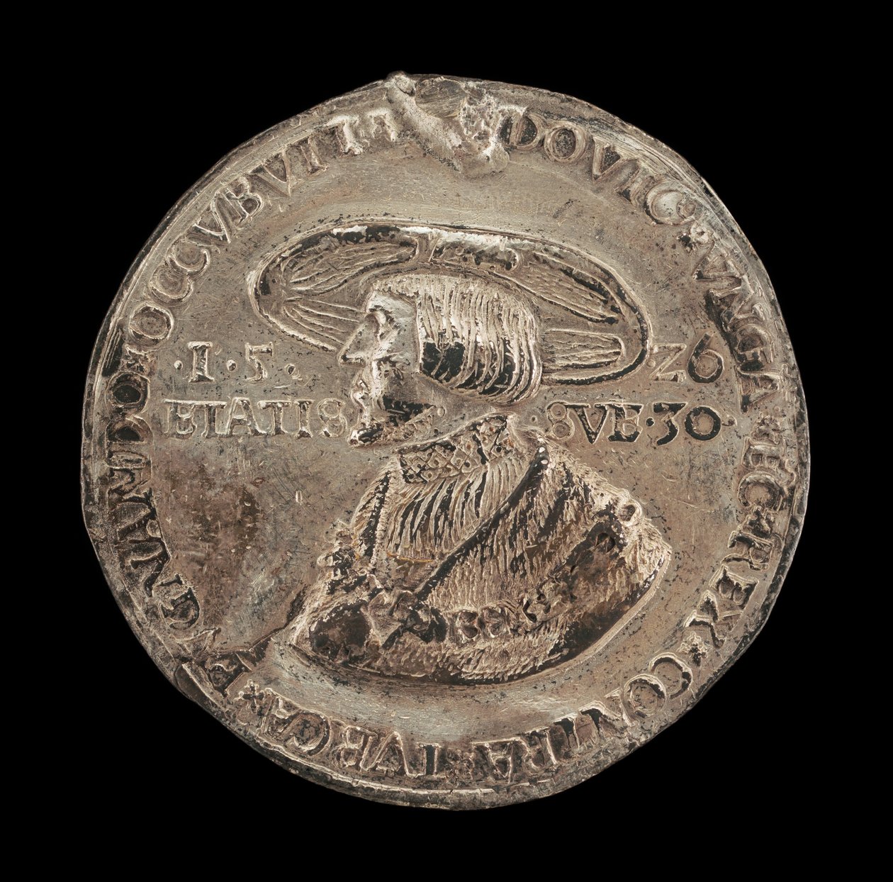 Ludvig II, 1506-1526, Unkarin ja Böömin kuningas 1516 [kannepuoli], 1526. tekijältä Unbekannt