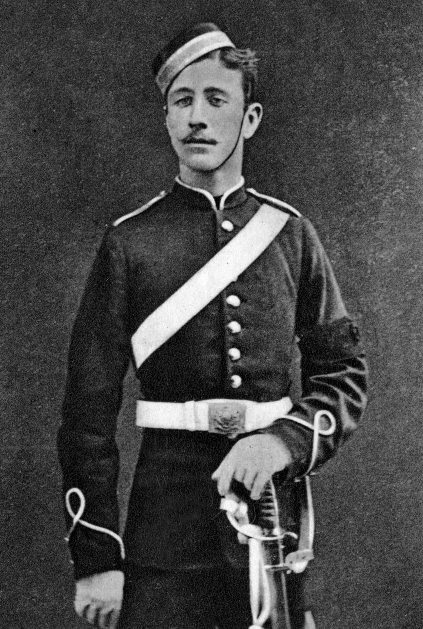Louis Napoleon, Ranskan keisarillinen prinssi, brittiläisessä univormussa, 1871-1879 tekijältä Unbekannt