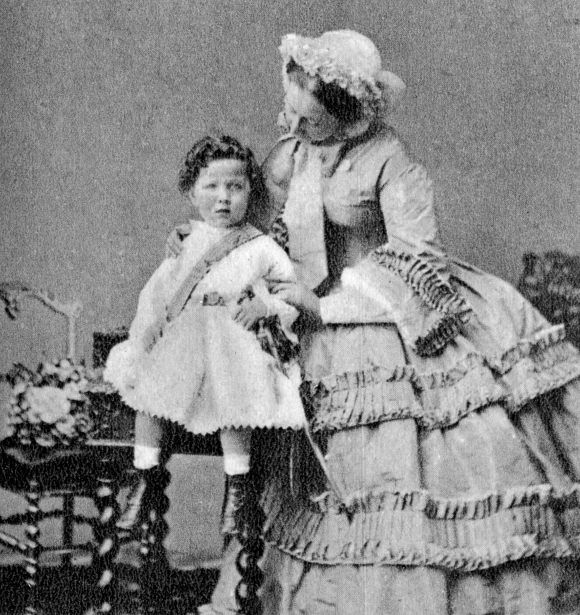 Louis Napoleon, prinssi keisarillinen, pienenä lapsena, v. 1858 tekijältä Unbekannt