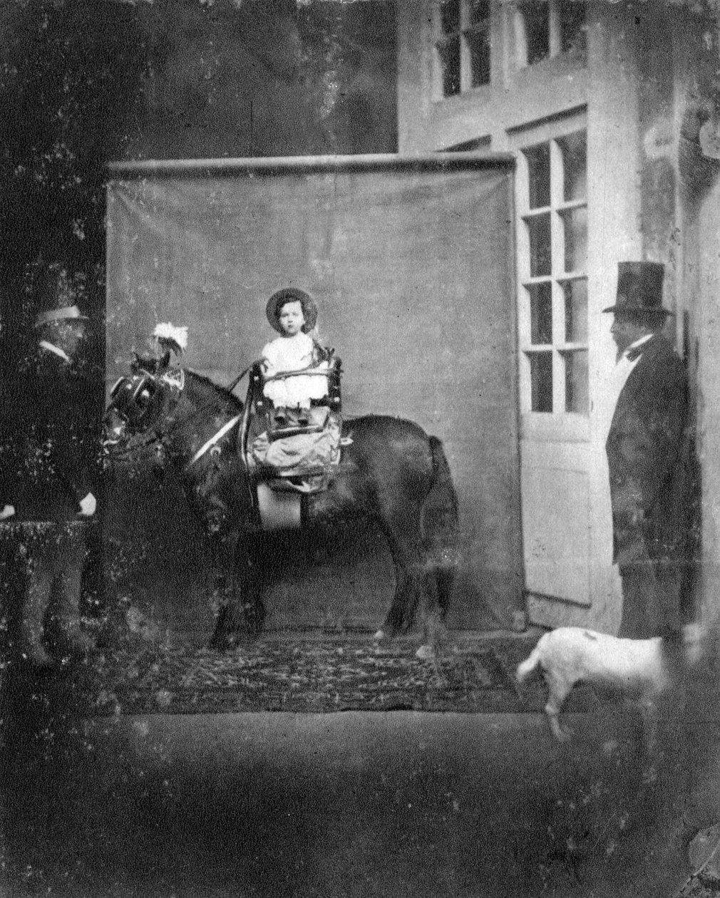 Louis Napoleon, prinssi keisarillinen, ponilla, 1860-1863 tekijältä Unbekannt