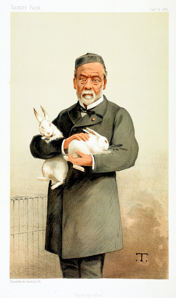 Louis Pasteur, ranskalainen kemisti ja modernin bakteriologian perustaja, 1887 tekijältä Unbekannt
