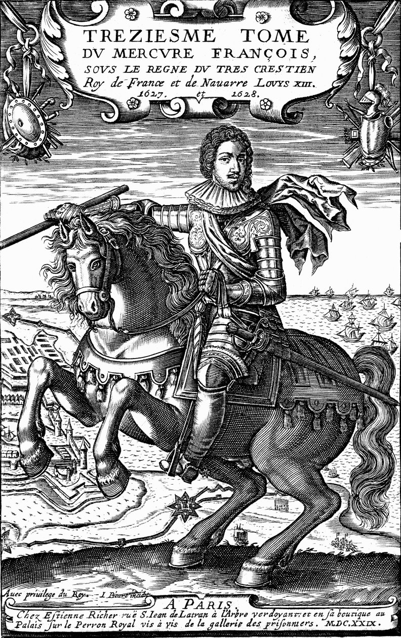 Ranskan Ludvig XIII, 1629 tekijältä Unbekannt