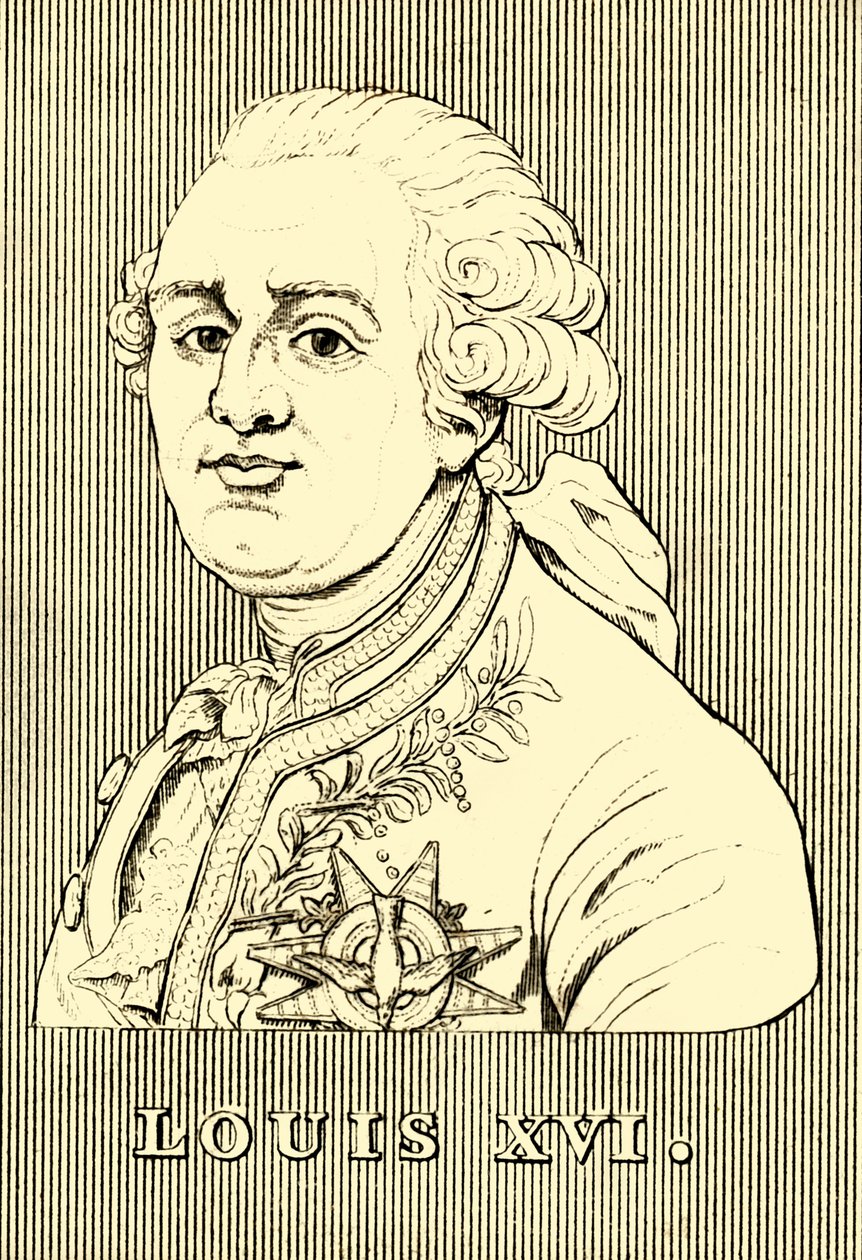 Ludvig XVI, 1754-1793, 1830. tekijältä Unbekannt