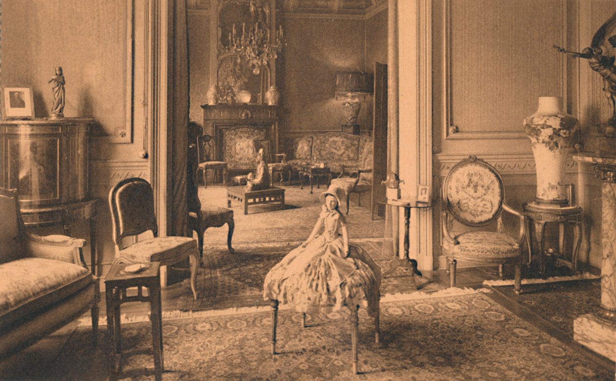 Ludvig XVI:n huone Kuuban suurlähetystössä Brysselissä, Belgiassa, 1927. tekijältä Unbekannt