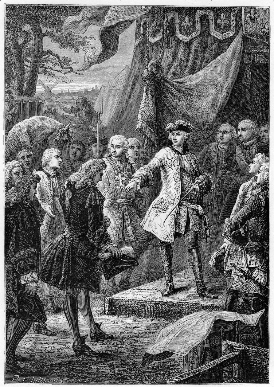 Ludvig XV, Ranskan kuningas ja Alankomaiden suurlähettiläs, 1800-luku tekijältä Unbekannt