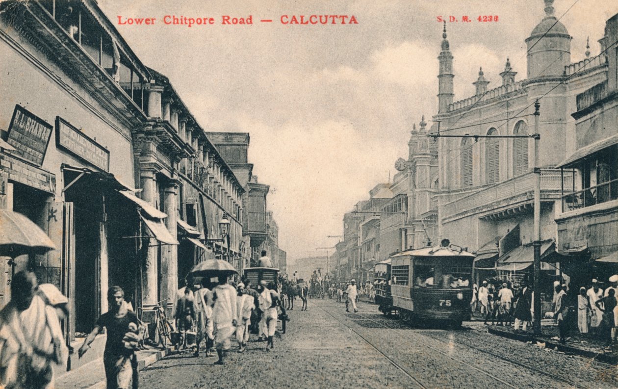 Lower Chitpore Road - Kalkutta, c1910 tekijältä Unbekannt