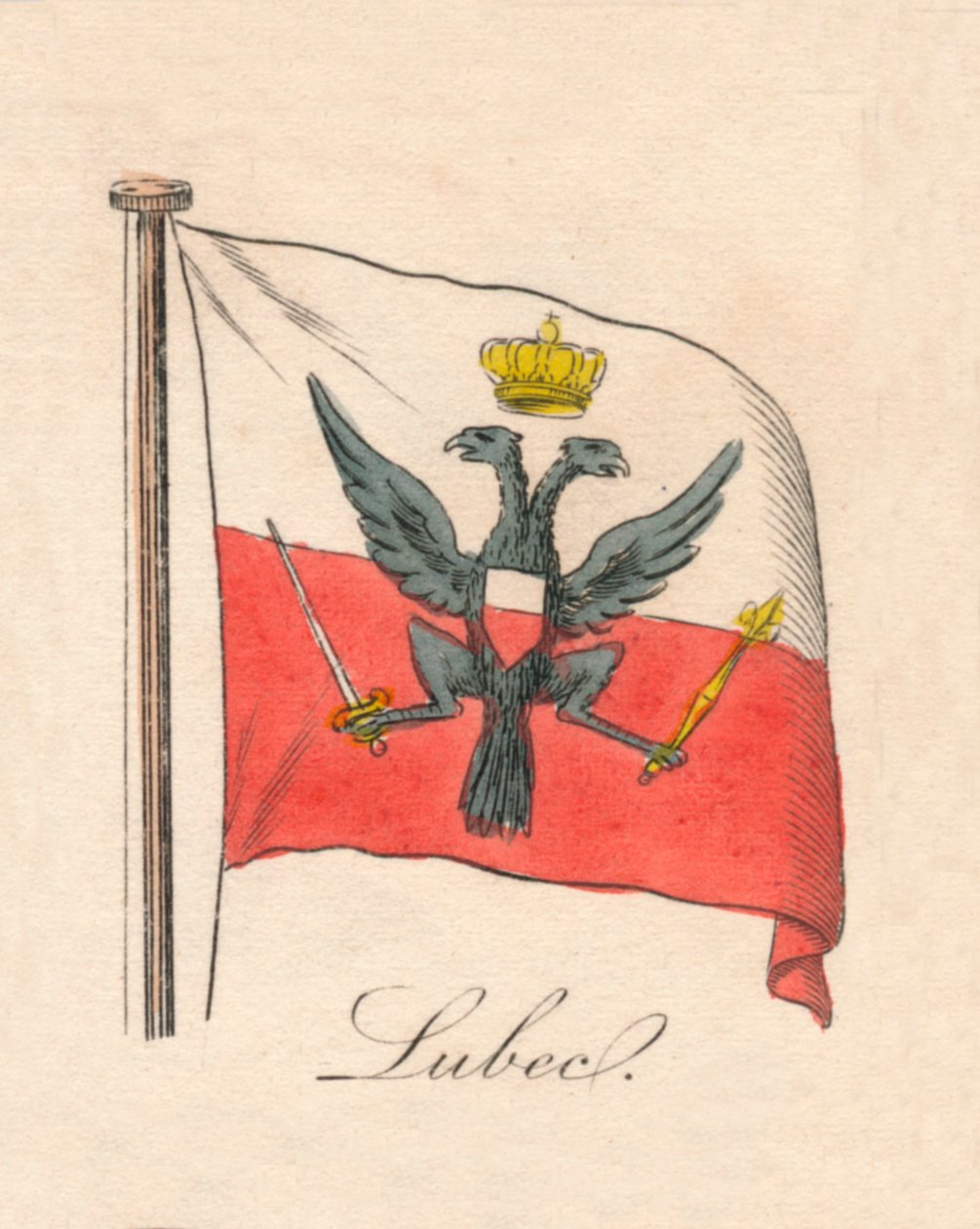 Lubec, 1838 tekijältä Unbekannt