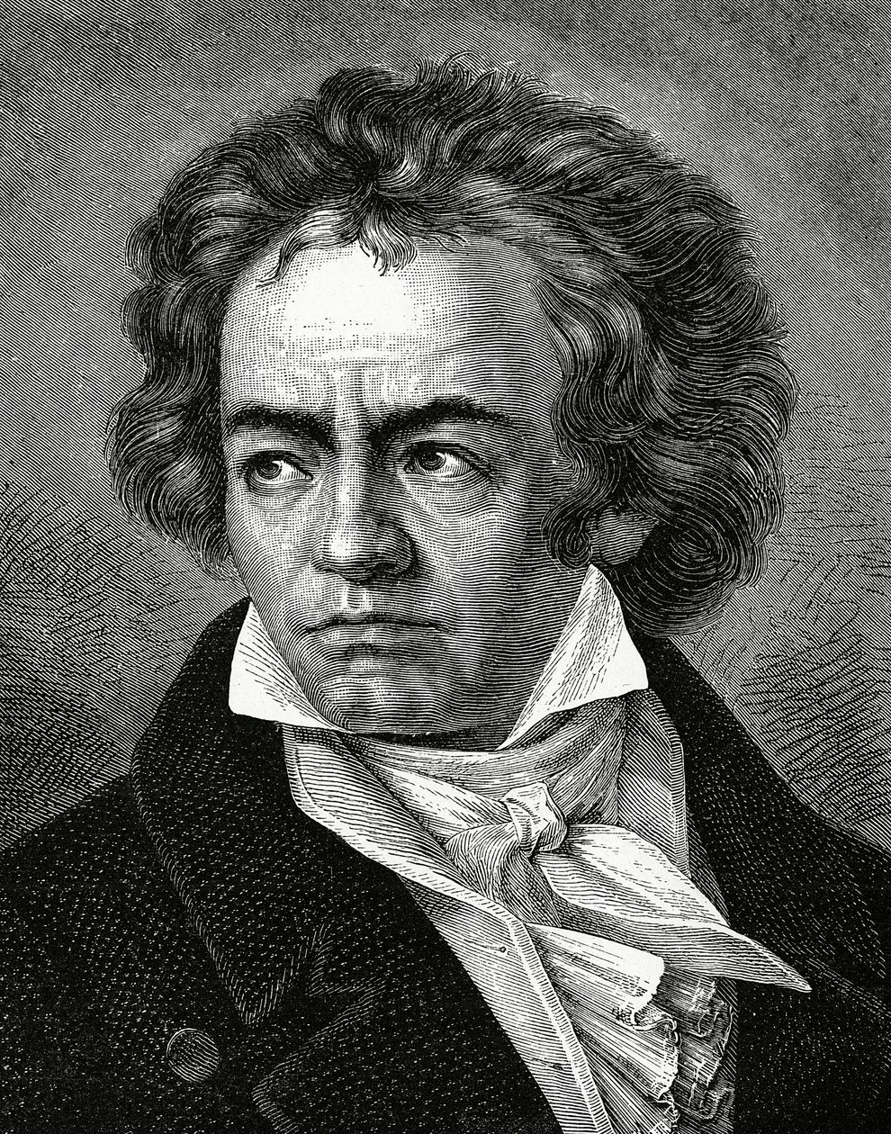 Ludwig van Beethoven 1770-1827, saksalainen säveltäjä tekijältä Unbekannt