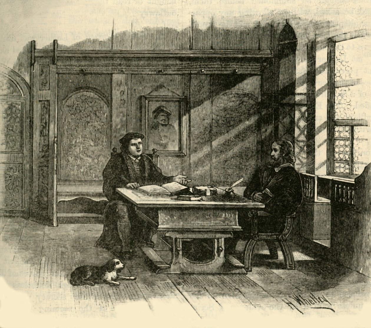 Luther ja Melanchthon, 1500-1520, 1890. tekijältä Unbekannt