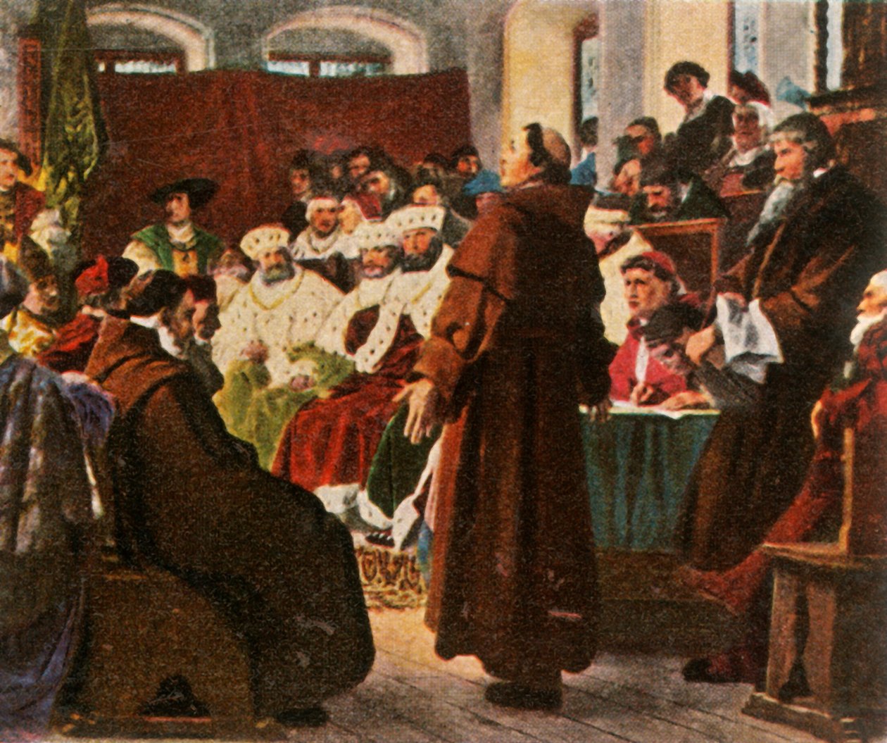 Luther Wormsin valtiopäivillä, 1521, 1936. tekijältä Unbekannt