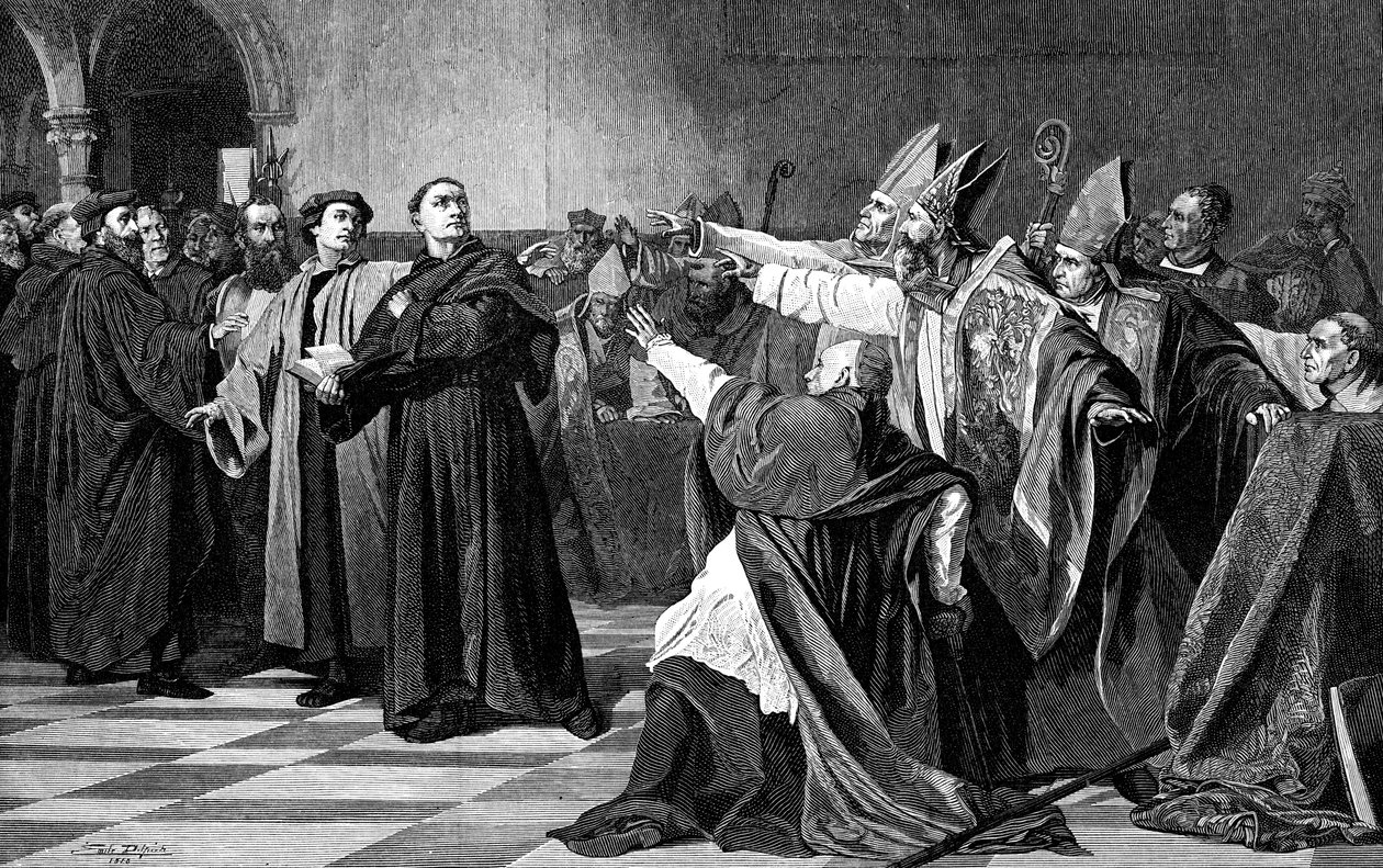 Luther Wormsin valtiopäivillä 1882 tekijältä Unbekannt