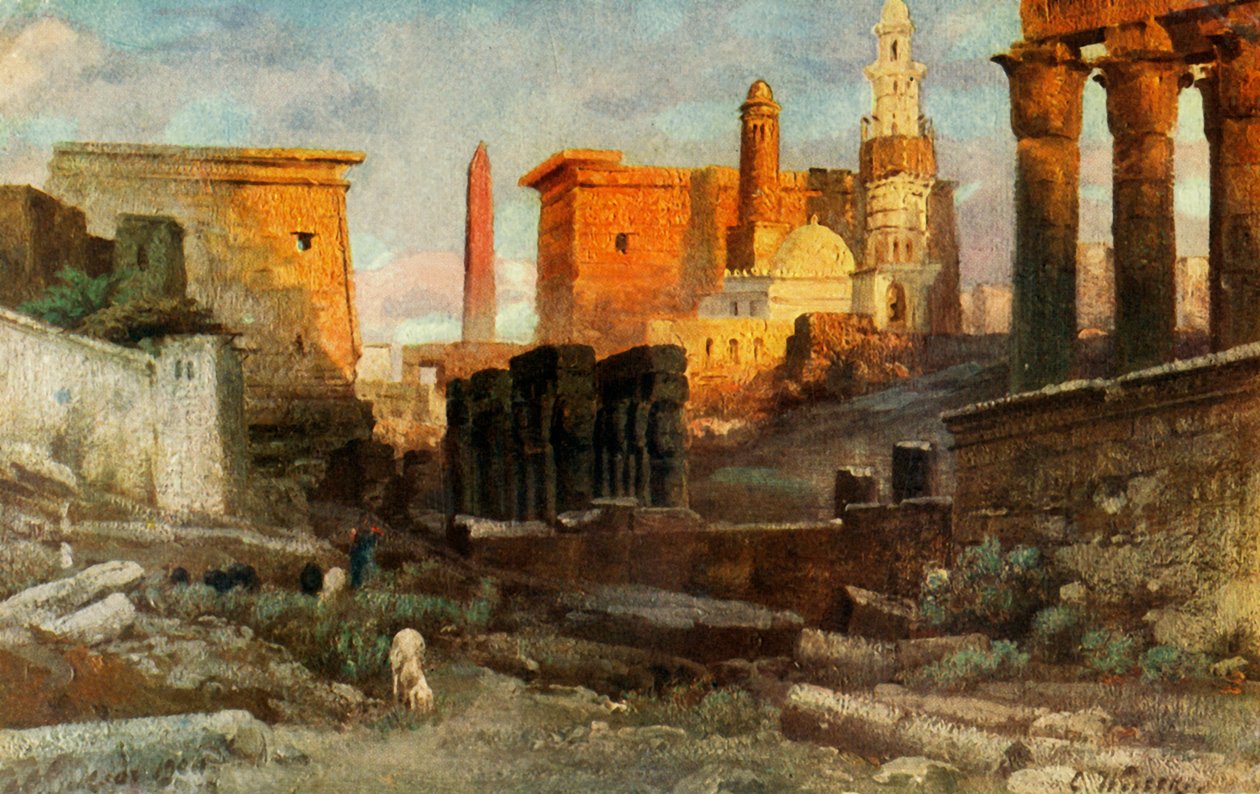 Luxor. Temppelit, 1918-1939. tekijältä Unbekannt