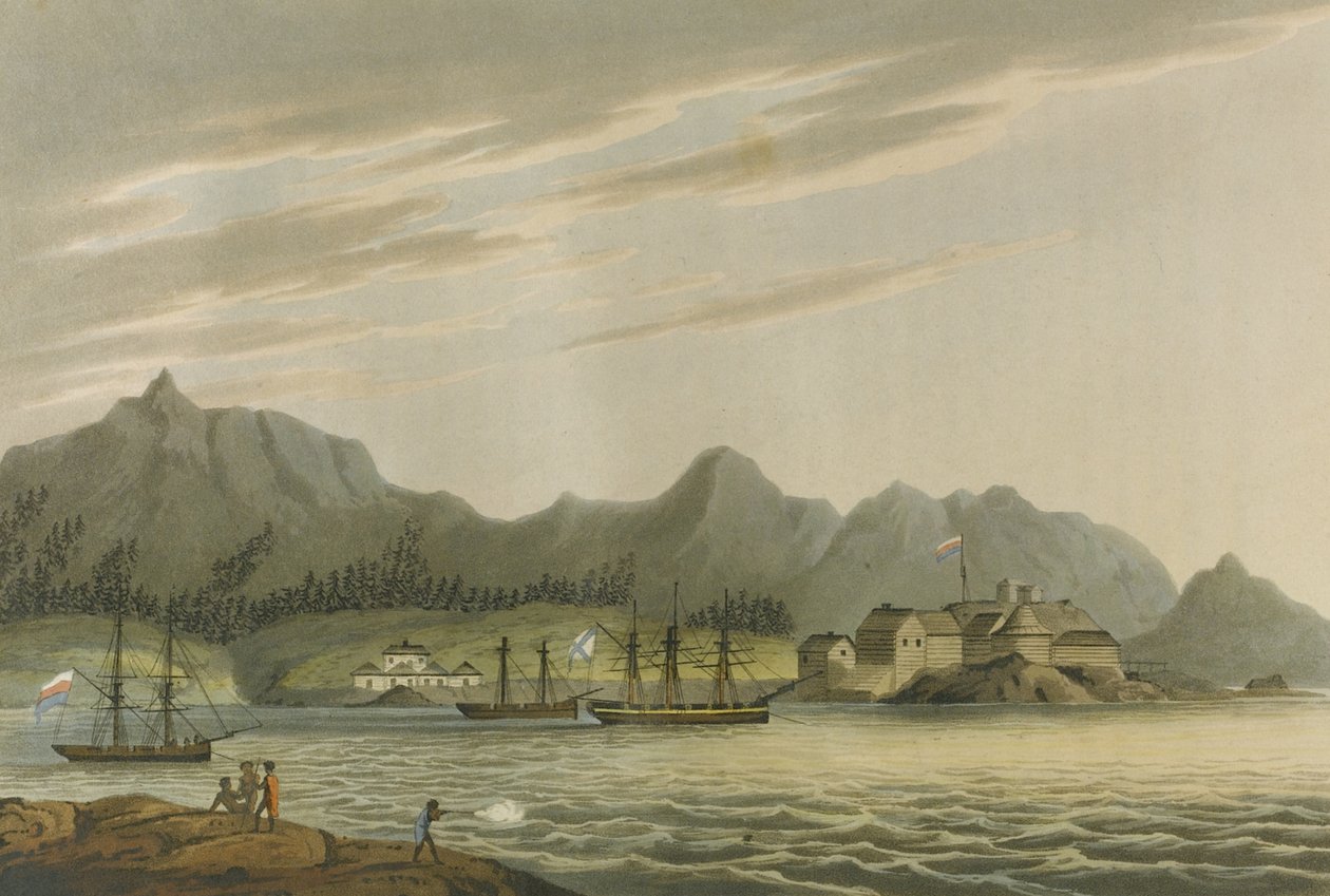 Lysyansky: Matka maailman ympäri vuosina 1803-1806 laivalla Neva tekijältä Unbekannt