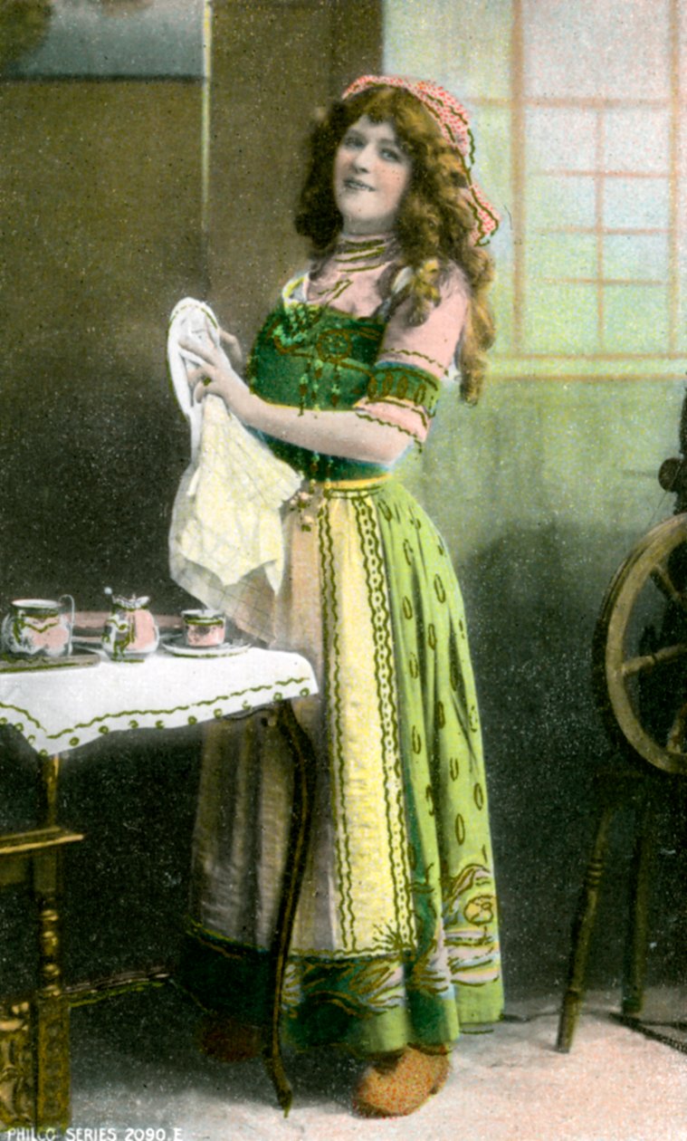 Mabel Love 1874-1953, englantilainen näyttelijä ja tanssija, 1903 tekijältä Unbekannt