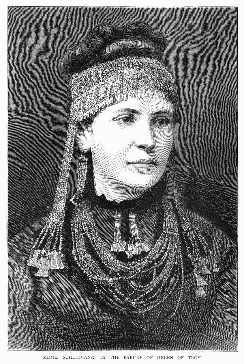 Madame Sophie Schliemann, 1877 tekijältä Unbekannt