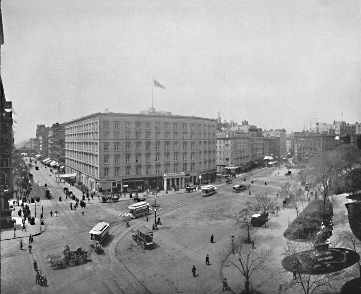 Madison Square, 1800-luku tekijältä Unbekannt