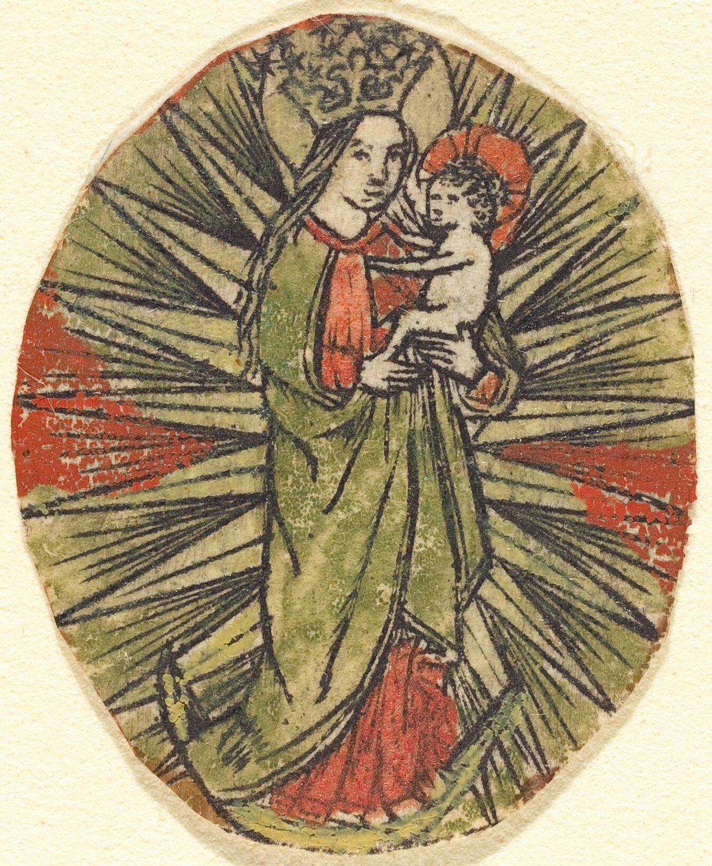 Madonna ja lapsi, n. 14501470. tekijältä Unbekannt