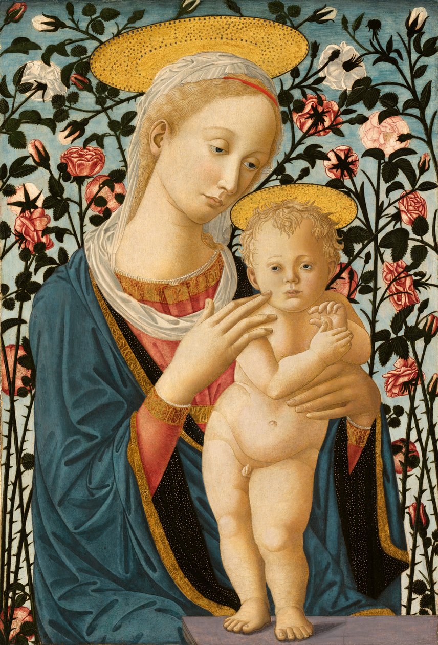 Madonna ja lapsi, n. 1470. tekijältä Unbekannt