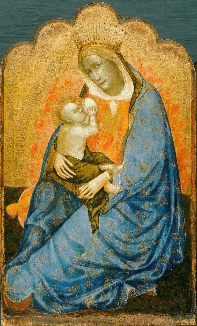 Nöyryyden Madonna, 13751400. tekijältä Unbekannt